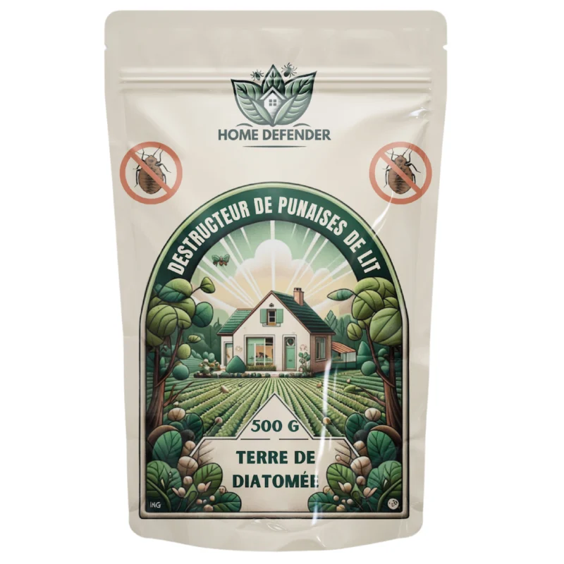 Terre de diatomée contre les punaises de lit – 500g - Poudre naturelle efficace